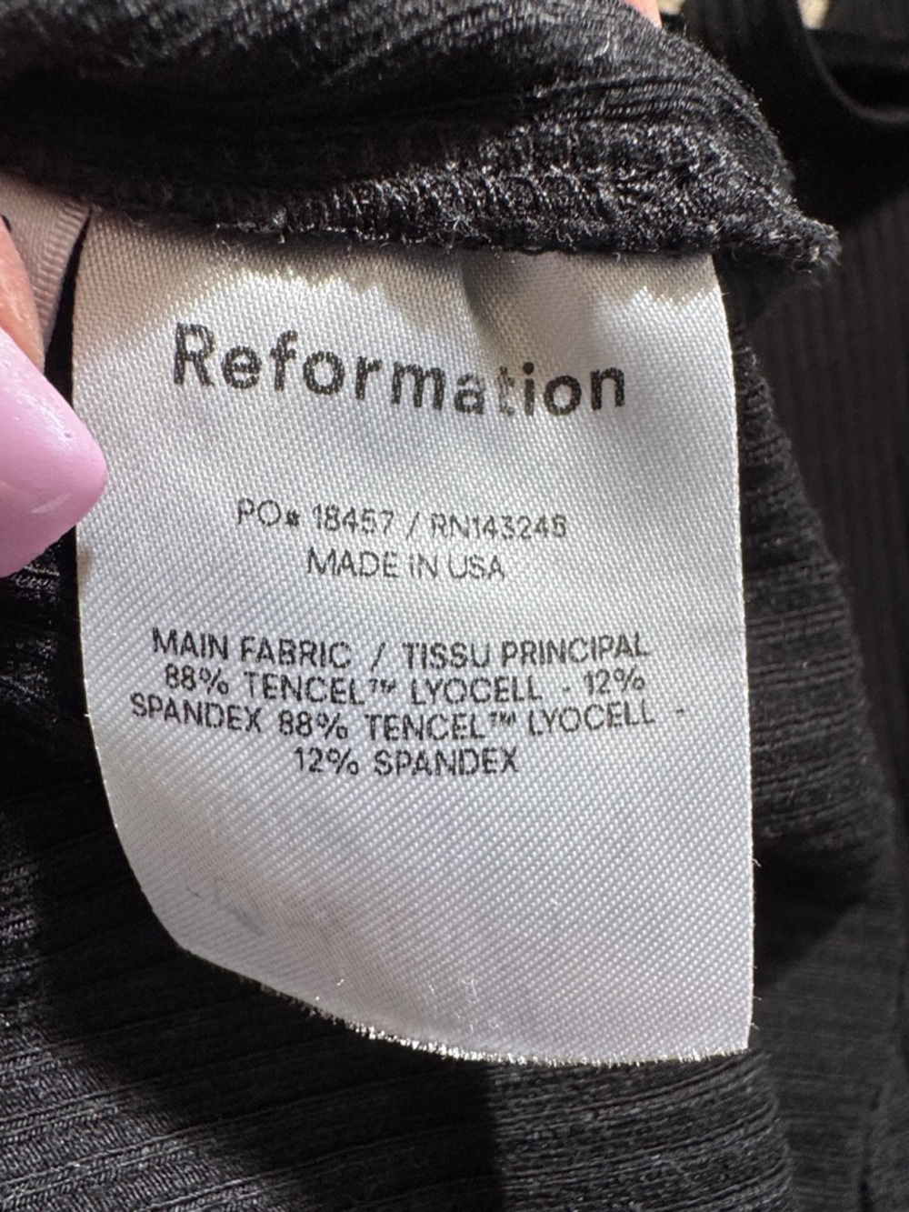 🌺 Reformation Jeans Ribbed Mini Dress - Picture 6 of 6